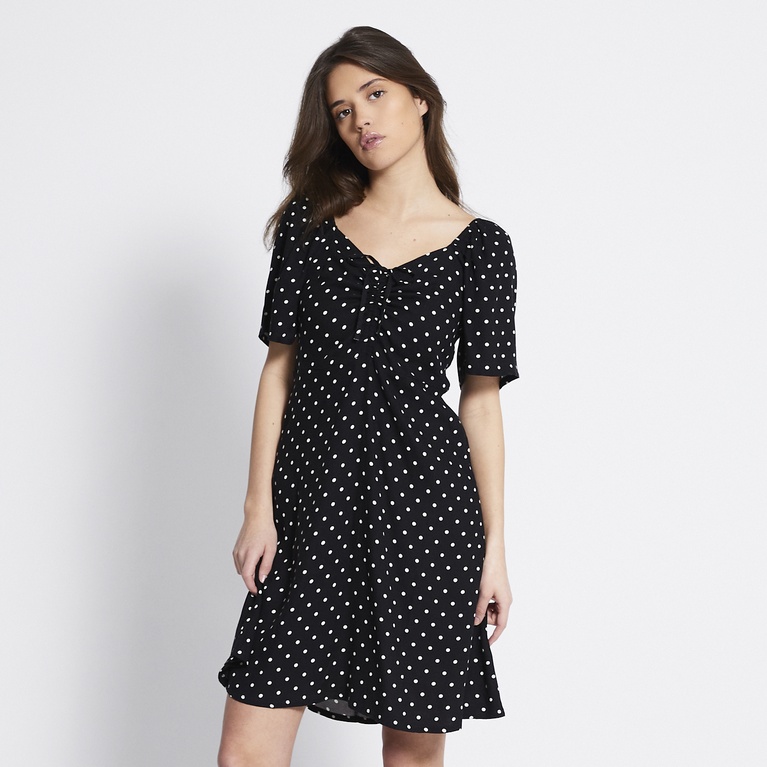 Short butterfly sleeve dress "Rosanna"